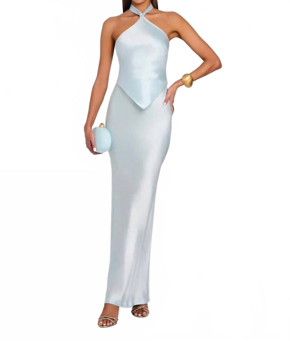 NEW RETROFETE ester dress in pastel blue